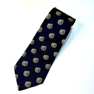 Polo Ralph Lauren Silk Tie Navy Gold